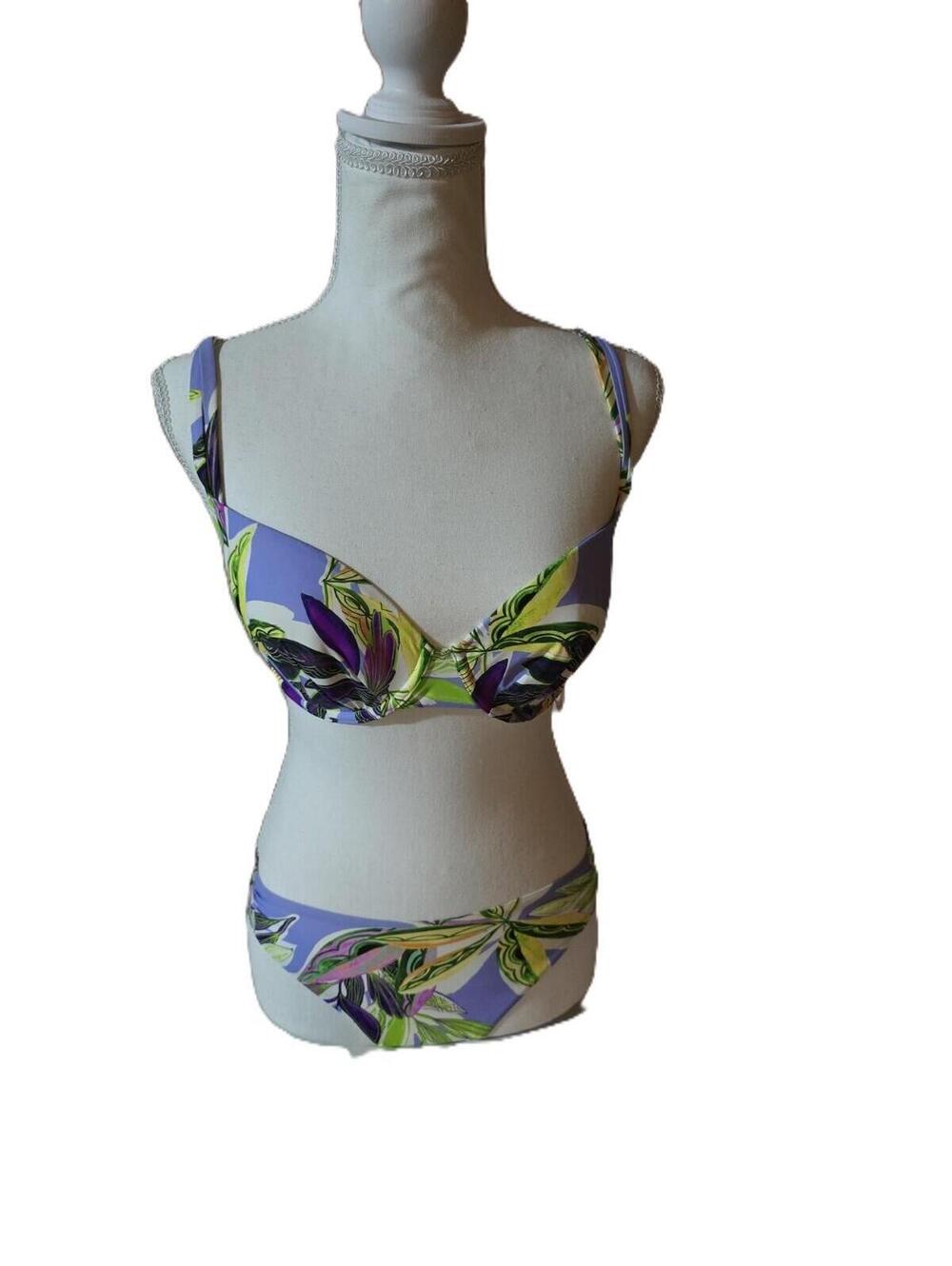 Maryan Melhorn 2 Piece Swimwear Purple Bikini NWT